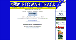 Desktop Screenshot of etowahtrack.com