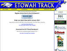 Tablet Screenshot of etowahtrack.com
